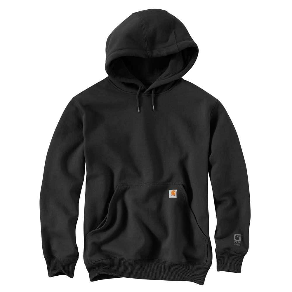 Men's Big Cotton Fleece Hooded Sweatshirt - All In Motion™ Black