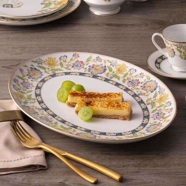 Noritake Tusker Garden 14 in. x 10.25 in. (Multi) Porcelain