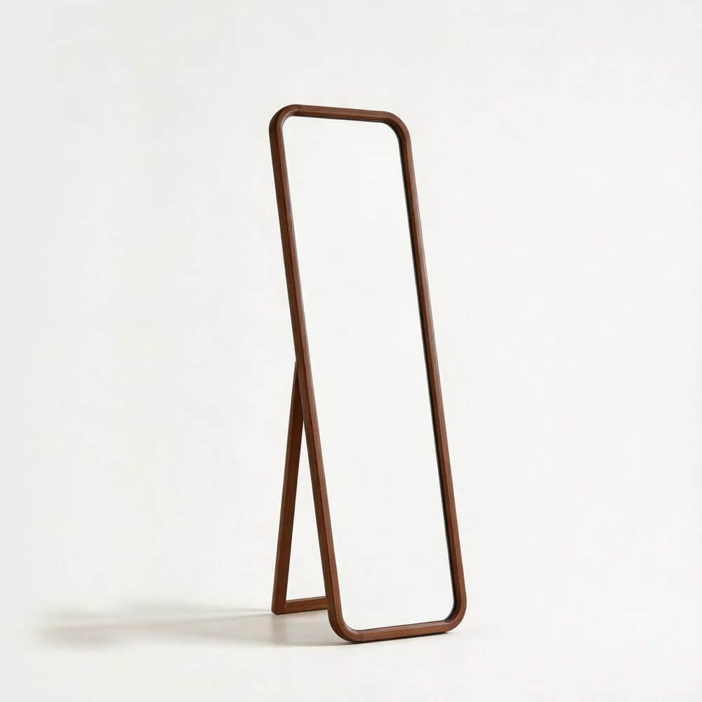 Wyatt Brown 18.11 in. W x 62.99 in. H Rectangle Freestanding/Wall-Mounted Solid Beech Wood Full Length Mirror