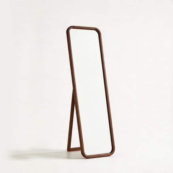 Wyatt Brown 18.11 in. W x 62.99 in. H Rectangle Freestanding/Wall-Mounted Solid Beech Wood Full Length Mirror