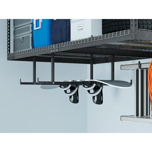 NewAge Products 40216 VersaRac Set with 2 Overhead Rack /& 14 Piece Accessory Kit Grey