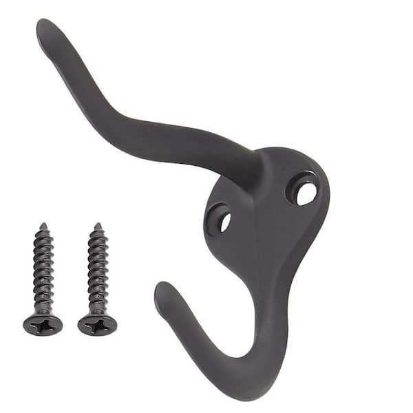 Everbilt Matte Black Coat and Hat Hook