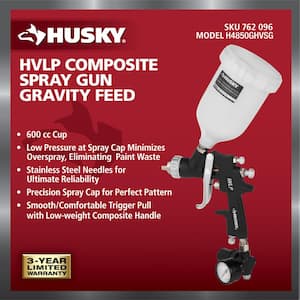 Gravity Feed Composite HVLP Spray Gun