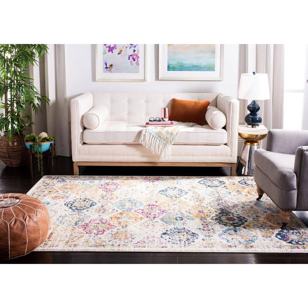 Reversible Hand-Knotted Blue Cotton & Synthetic 8' x 10' Area Rug