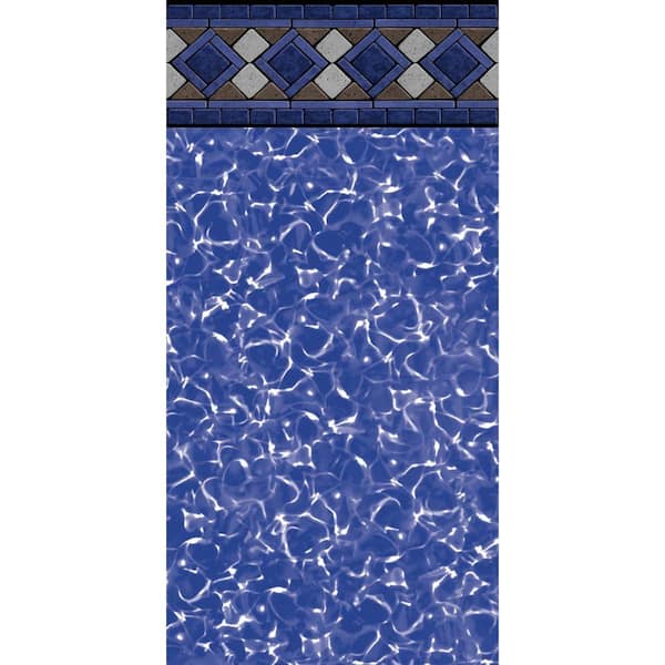 Swimline Grand Tile 54 in. Deep 27 ft. Round Unibead Pool Liner