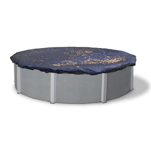 24 ft. Round Black Leaf Net Above Ground Pool Cover