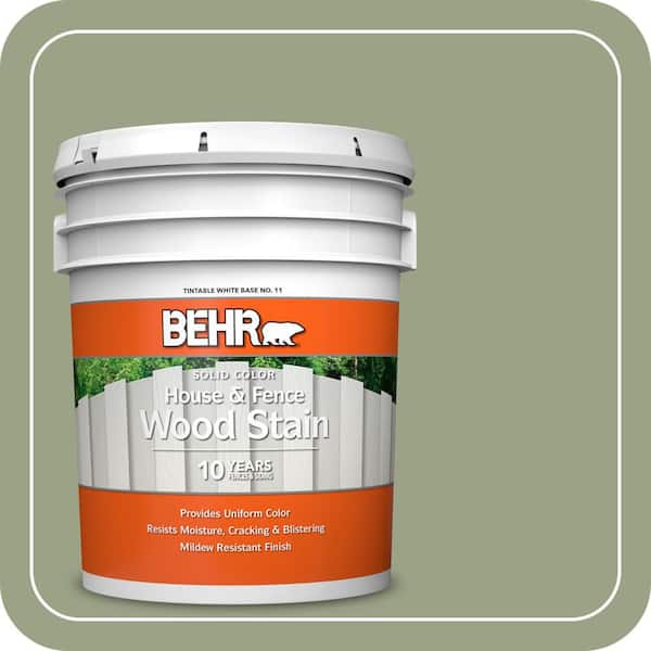 5 gal. #SC-132 Sea Foam Solid Color House and Fence Exterior Wood Stain