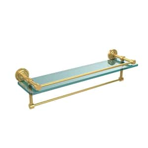 Allied Brass Montero 22 in. L x 2 in. H x 5-3/4 in. W Clear Glass