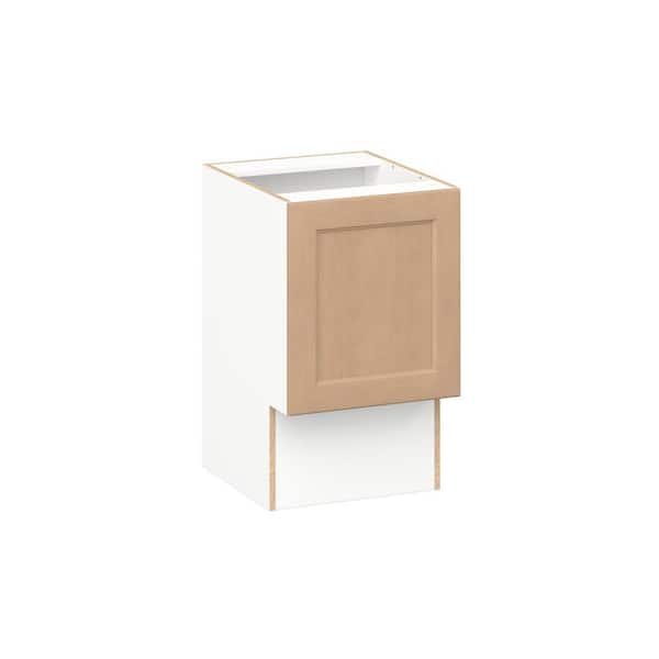 Lakewood 18 in. W x 21.83 in. D x 30 in. H Assembled Shaker Accessible ADA Bath Base Kitchen Cabinet in Sugar Cookie