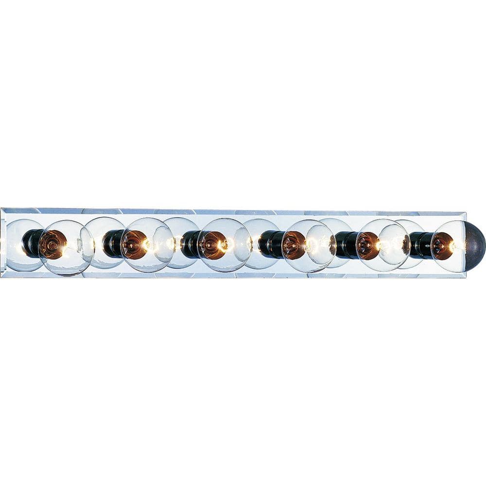 Chrome 6-Light Dimmable Bath Bar Fixture