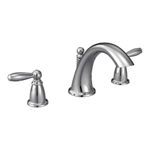 Brantford 2-Handle Deck-Mount Roman Tub Faucet Trim Kit in Chrome (Valve Not Included)