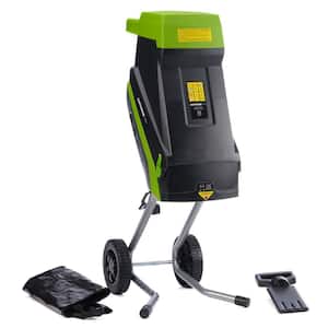 GS015 1.75-in. 15-Amp Electric Corded Chipper/Shredder with Collection Bag