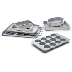 Choice 12 Cup 3.5 oz. Non-Stick Carbon Steel Muffin / Cupcake Pan - 11 x  14