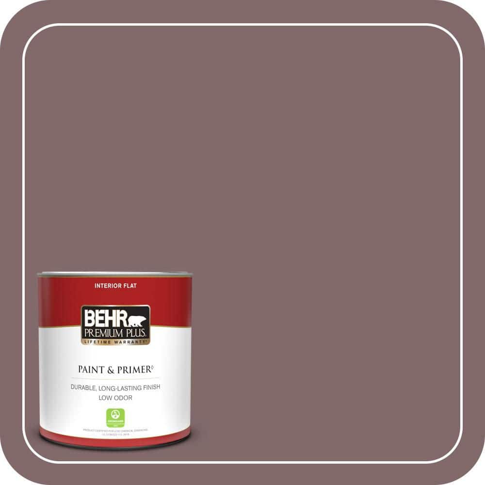 1 qt. #N120-6 Raisin in the Sun Flat Low Odor Interior Paint & Primer price history on PriceWatchPro