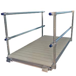 4 ft. x 8 ft. Gangway Kit with Gray Aluminum Decking
