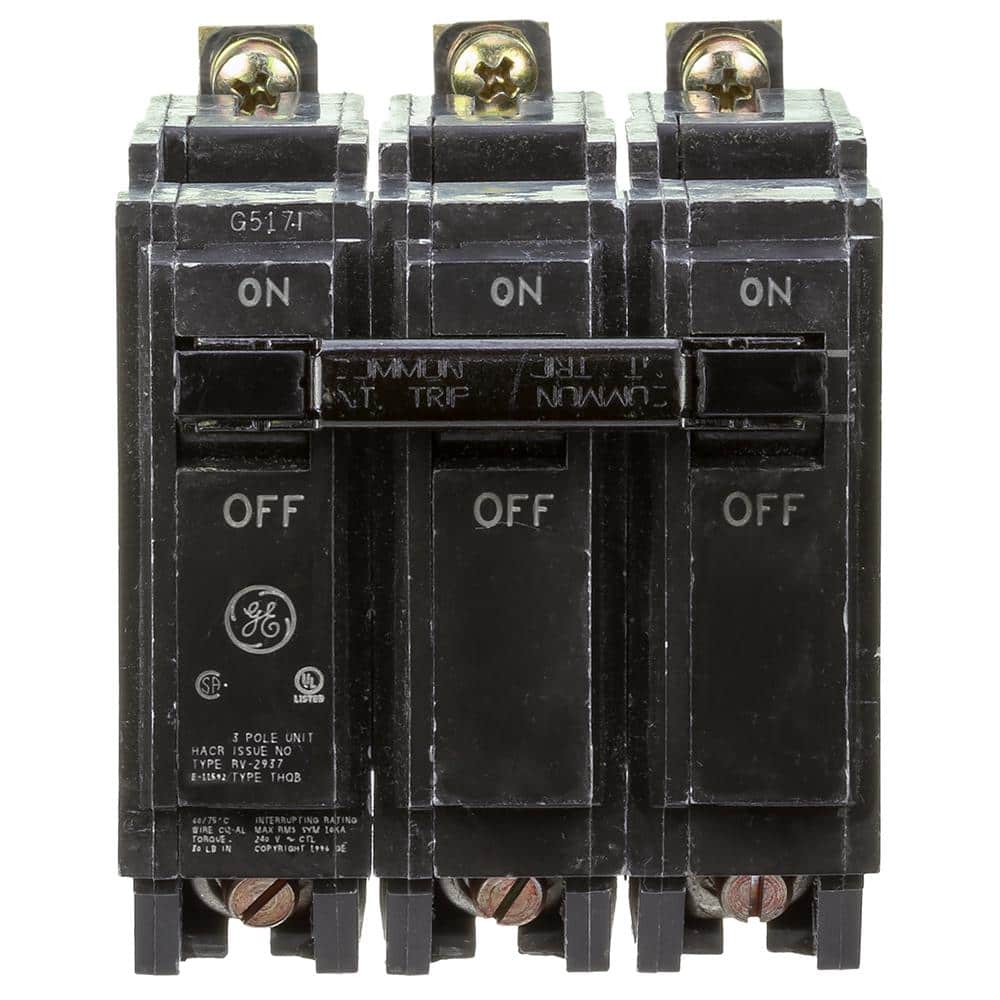 20 Amp Three Pole Bolt-On Breaker (THQB32020)