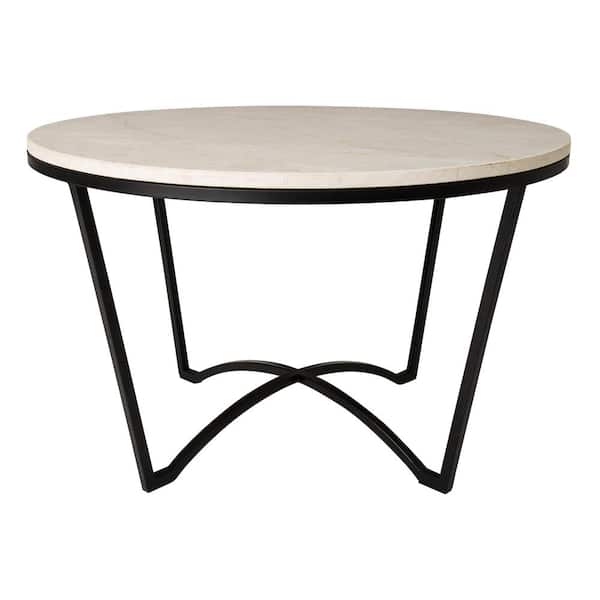 Black Round Granite Coffee Table, Round Granite Coffee Table