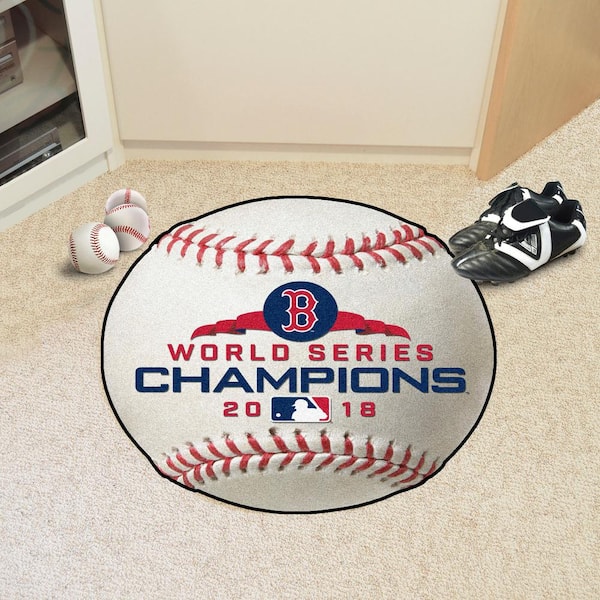 FANMATS Boston Red Sox 2018 World Series Champions Baseball White