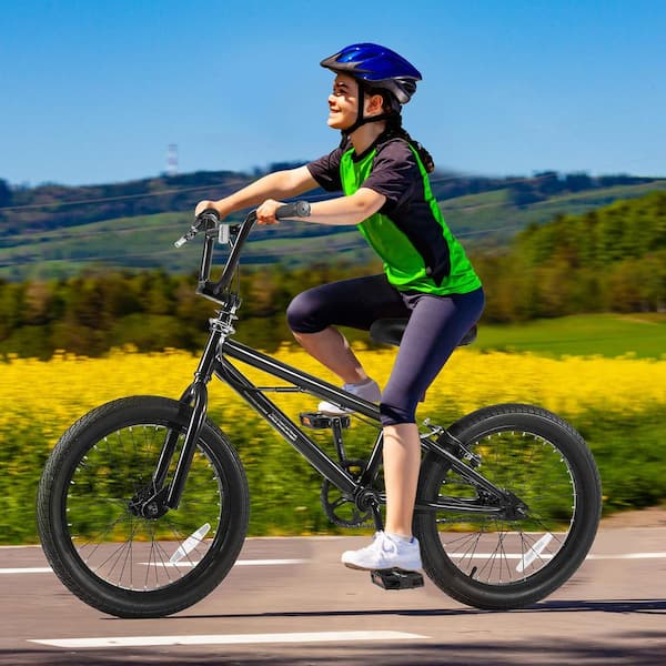 SKYSHALO BMX Bike, 18 in. Wheel Freestyle Bike, Beginner