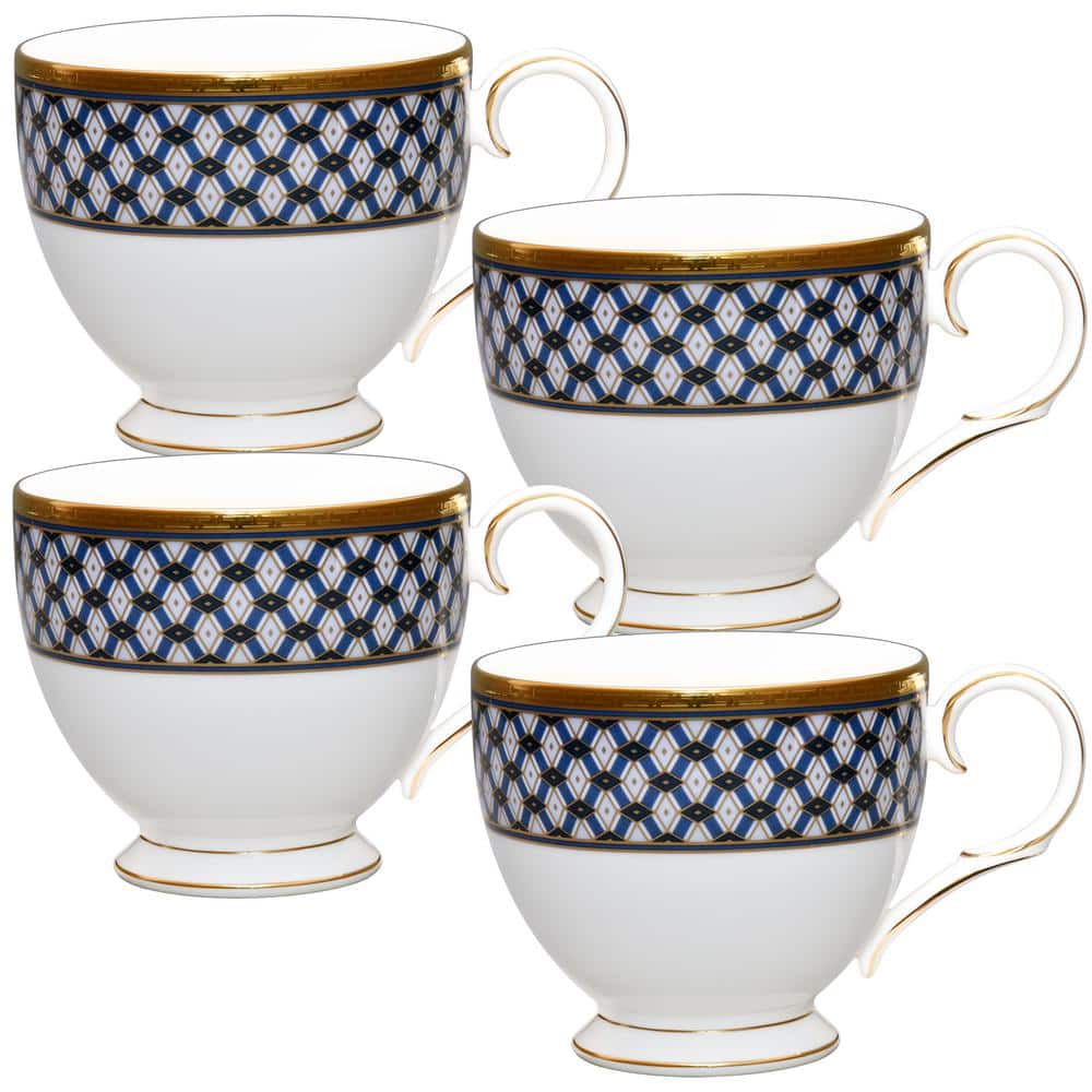 Noritake Blueshire 7 fl. oz. (Blue) Bone China Tea Cups Noritake Blueshire 7 fl. oz. (Blue) Bone China Tea Cups