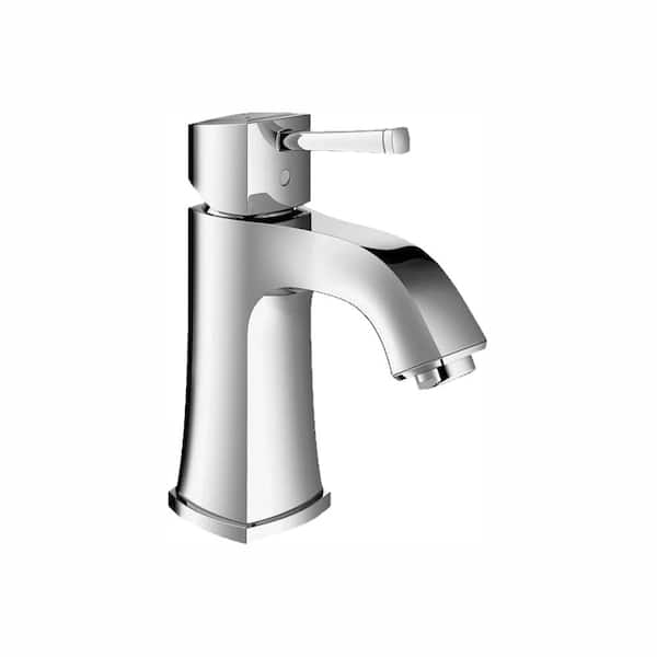 GROHE Grandera Deck-Mount 4 in. Centerset Single Hole Single-Handle Low Arc Bathroom Faucet in StarLight Chrome