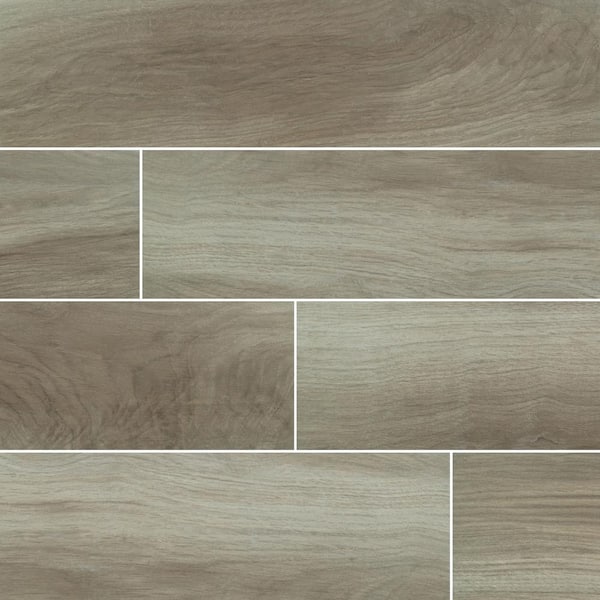 MSI Scala Light Brown 6 in. x 36 in. Matte Porcelain Floor and Wall Tile (13.5 sq. ft./Case)