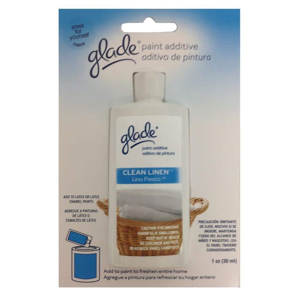 Glade Paint Additive Clean Linen For Latex or Latex Enamel Paint 1 oz Lot of 2 