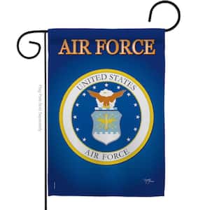13 in. x 18.5 in. Air Force Garden Flag Double-Sided Armed Forces Decorative Vertical Flags