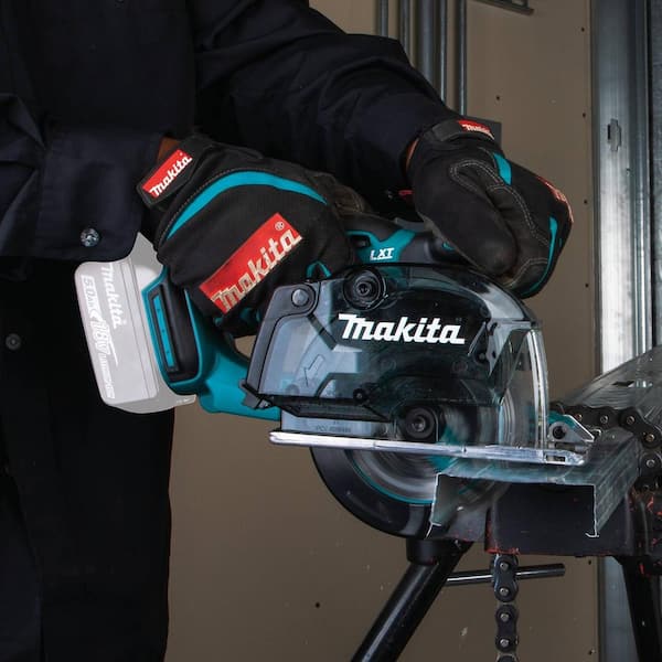 18V LXT Lithium-Ion Cordless 5-3/8 in. Metal Cutting Saw with Electric Brake and Chip Collector Tool-Only