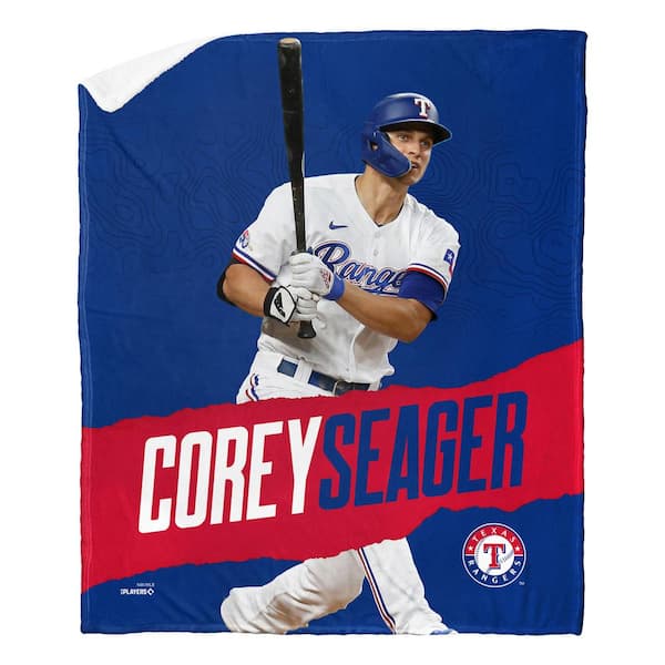 THE NORTHWEST GROUP MLB TX Rangers 23 Corey Seager Silk Touch Sherpa Multicolor Throw