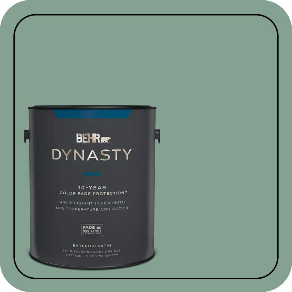 1 gal. #S420-4 Australian Jade Satin Enamel Exterior Stain-Blocking Paint & Primer price history on PriceWatchPro