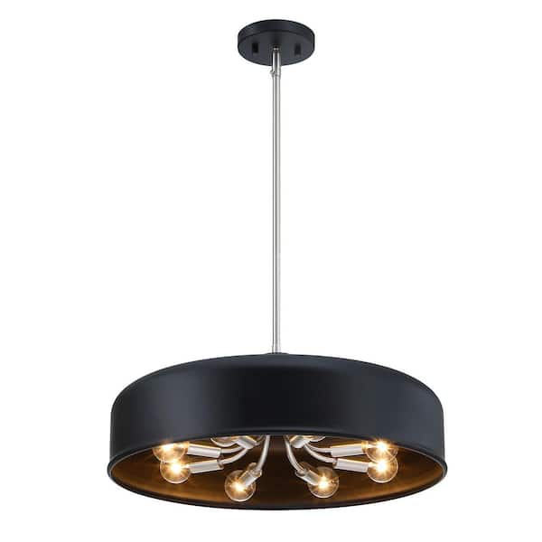 Designers Fountain Forbidden Springs 60-Watt 8-Light Matte Black