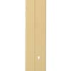 Satin Brass Fluted 72 in. Carpet Gripper with Teeth 18541 - The