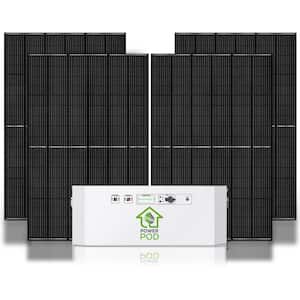 Powerhouse Solar Power 100Ah Battery Expansion Pod with (4) 410-Watt Panels