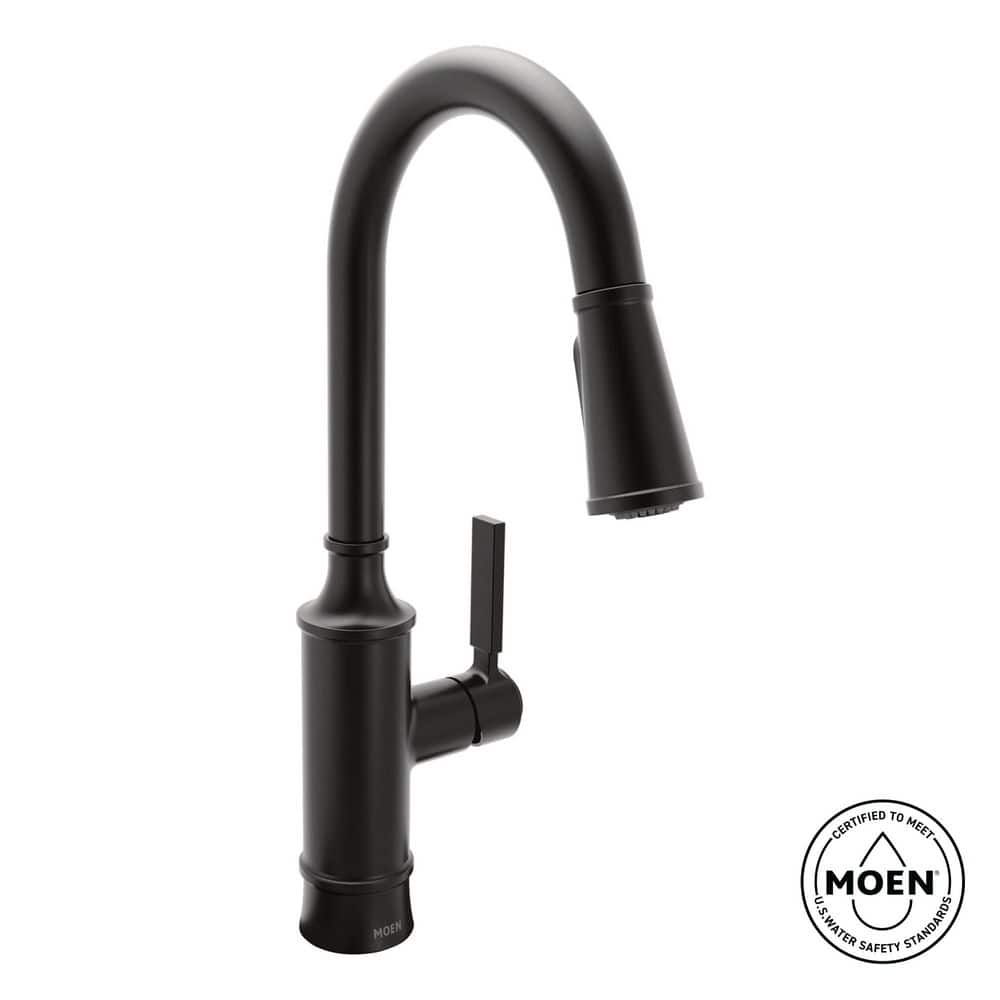 MOEN Gilden Single Handle Pull-Down Sprayer Kitchen Faucet with