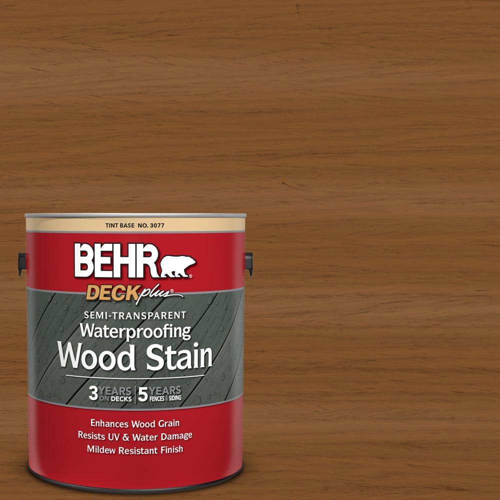 1 gal. #ST-115 Antique Brass Semi-Transparent Waterproofing Exterior Wood S