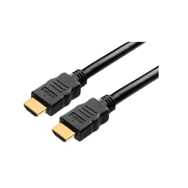 3 ft. High Speed Black HDMI Cable HDMI Male to Male 4K 30hz Ethernet RoHS 10.2Gbps Gold-Plated Connectors