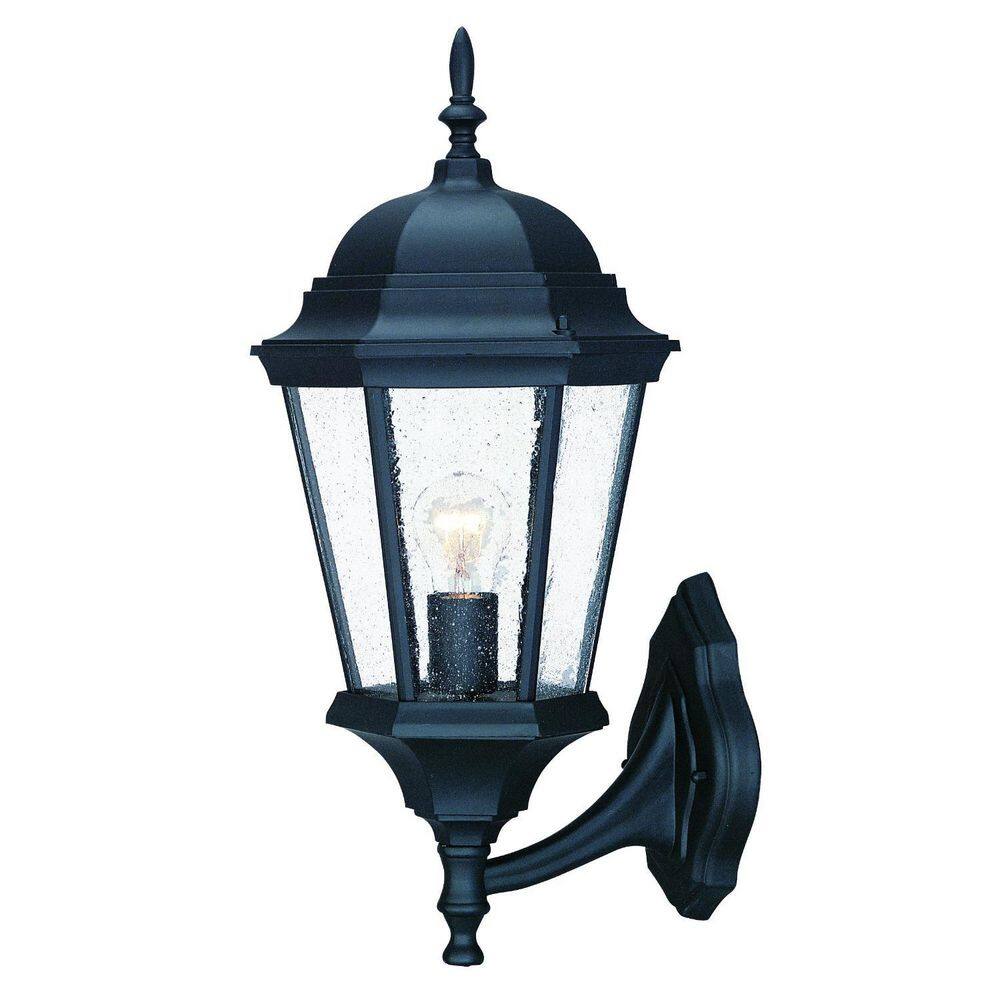 21.5 in. Black Outdoor Hardwired Sconce with No Bulbs Included price history on PriceWatchPro