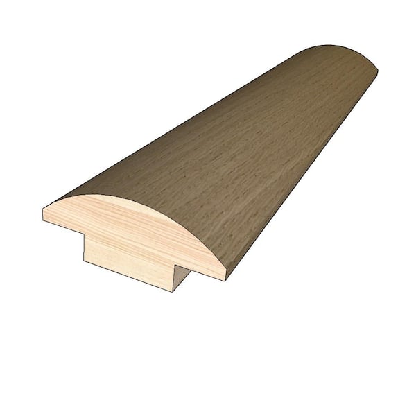 OptiWood Honeytone 0.445 in. Thick x 1-1/2 in. Width x 78 in. Length Hardwood T-Molding