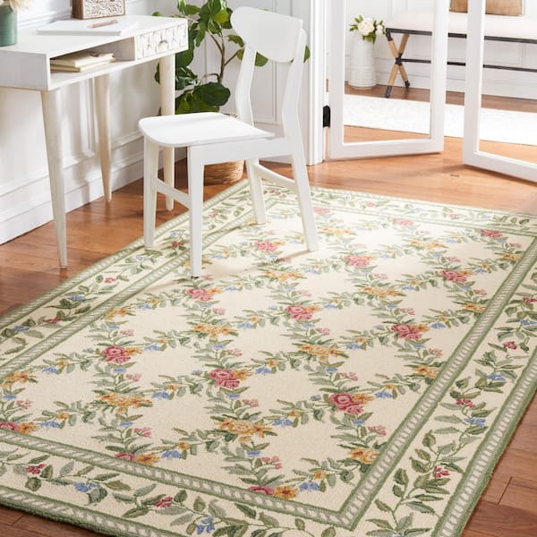 Chelsea 5 ft. x 8 ft. Ivory Floral Area Rug