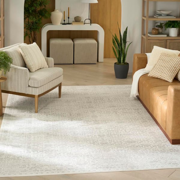 Grace Grey 8 ft. x 10 ft. Floral Traditional Area Rug