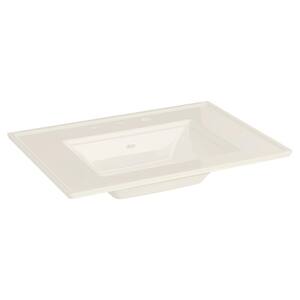Town Square S 31 in. 8 in. Widespread Vanity Top in Linen