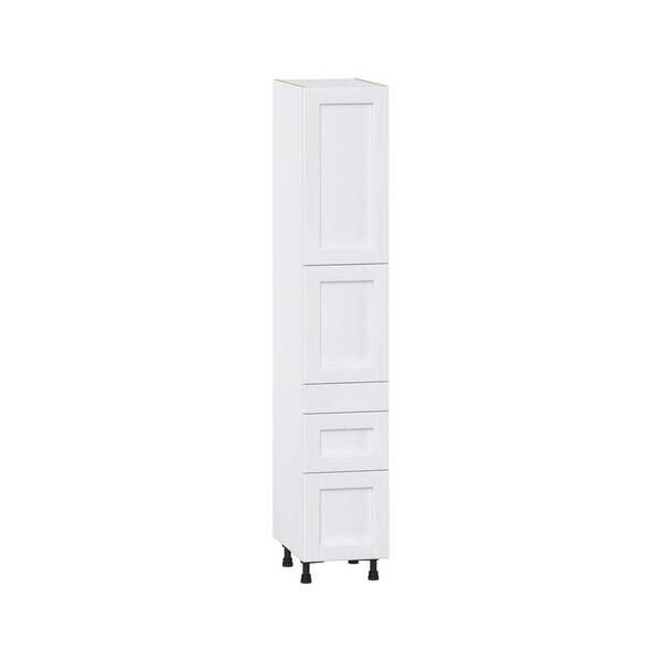 Pull Out Unit 12 Wide for Tall Pantry Modern Euro Slab Cabinet