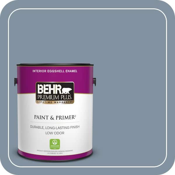 BEHR PREMIUM PLUS 1 gal. #PPU14-06 Coastal Vista Eggshell Enamel Low Odor Interior Paint & Primer
