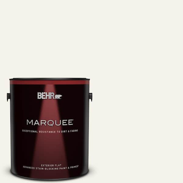 Behr Marquee 1 Gal Bwc 11 Fresh Popcorn Flat Exterior Paint Primer 445001 - Behr Paint Color Popcorn