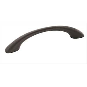 Vaile 3-3/4 in. (96mm) Modern Matte Black Arch Cabinet Pull (25-Pack)
