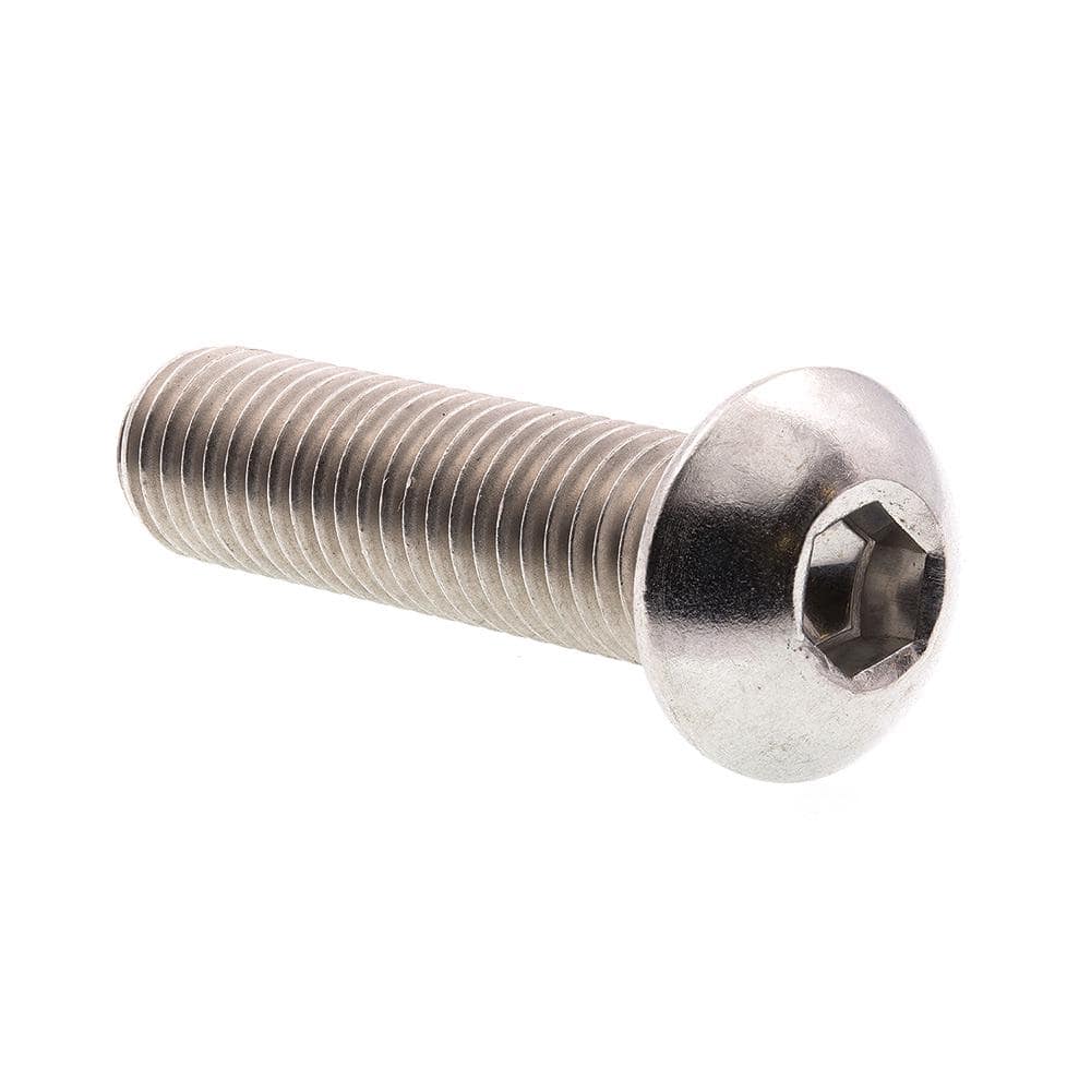 1/2 in.-13 x 2 in. Grade 18-8 Stainless Steel Hex (Allen) Drive Button Head Socket Cap Screws (5-Pack) price history on PriceWatchPro