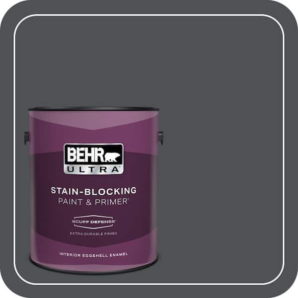 BEHR ULTRA 1 gal. Home Decorators Collection #HDC-WR15-4 Lump of Coal Extra Durable Eggshell Enamel Interior Paint & Primer