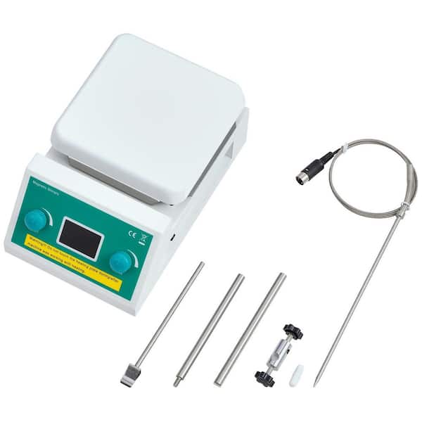 SKYSHALO Magnetic Stirrer Hot Plate, Max 572°F/300°C, 0-2000 RPM Hot Plate with Magnetic Stirrer, 2000 mL Hot Plate Stirrer