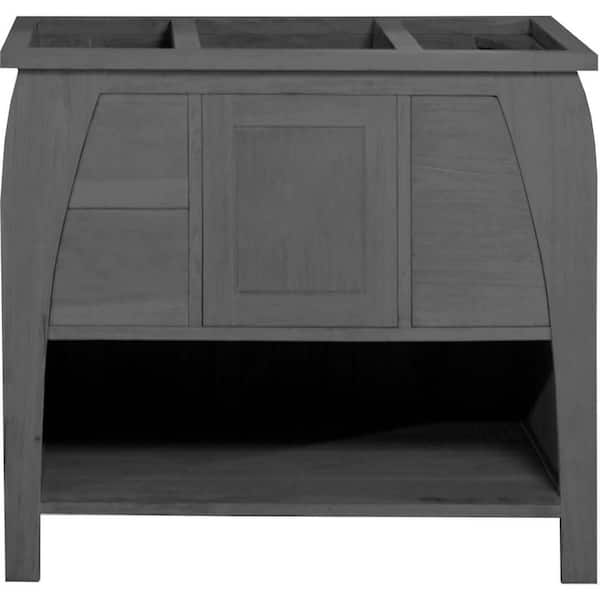 Coastal Vogue Tranquility 36 in. W Vanity in Gray